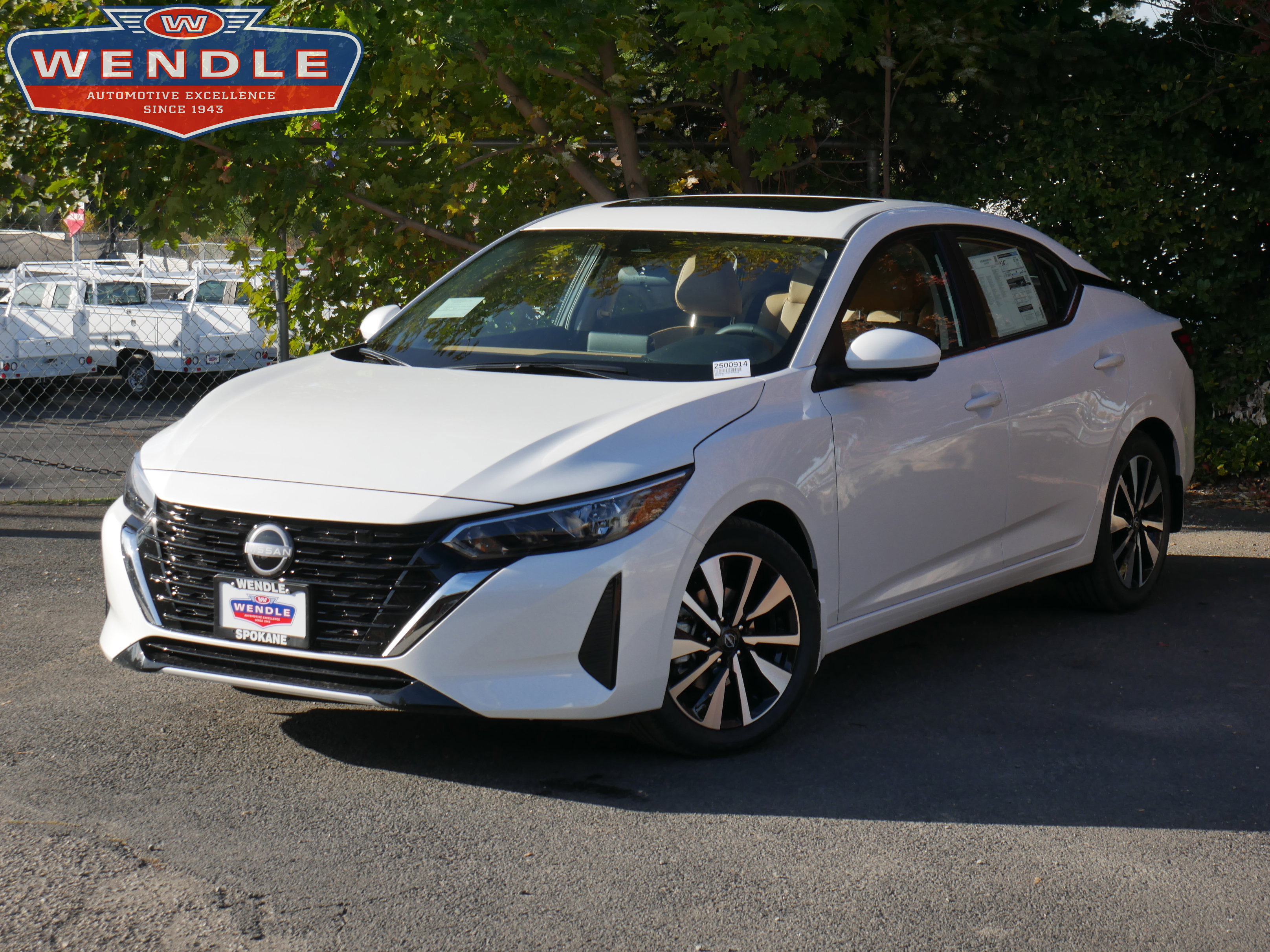 2025 Nissan Sentra SV, Aspen White Tricoat for sale in Spokane, WA — photo 1 of 32