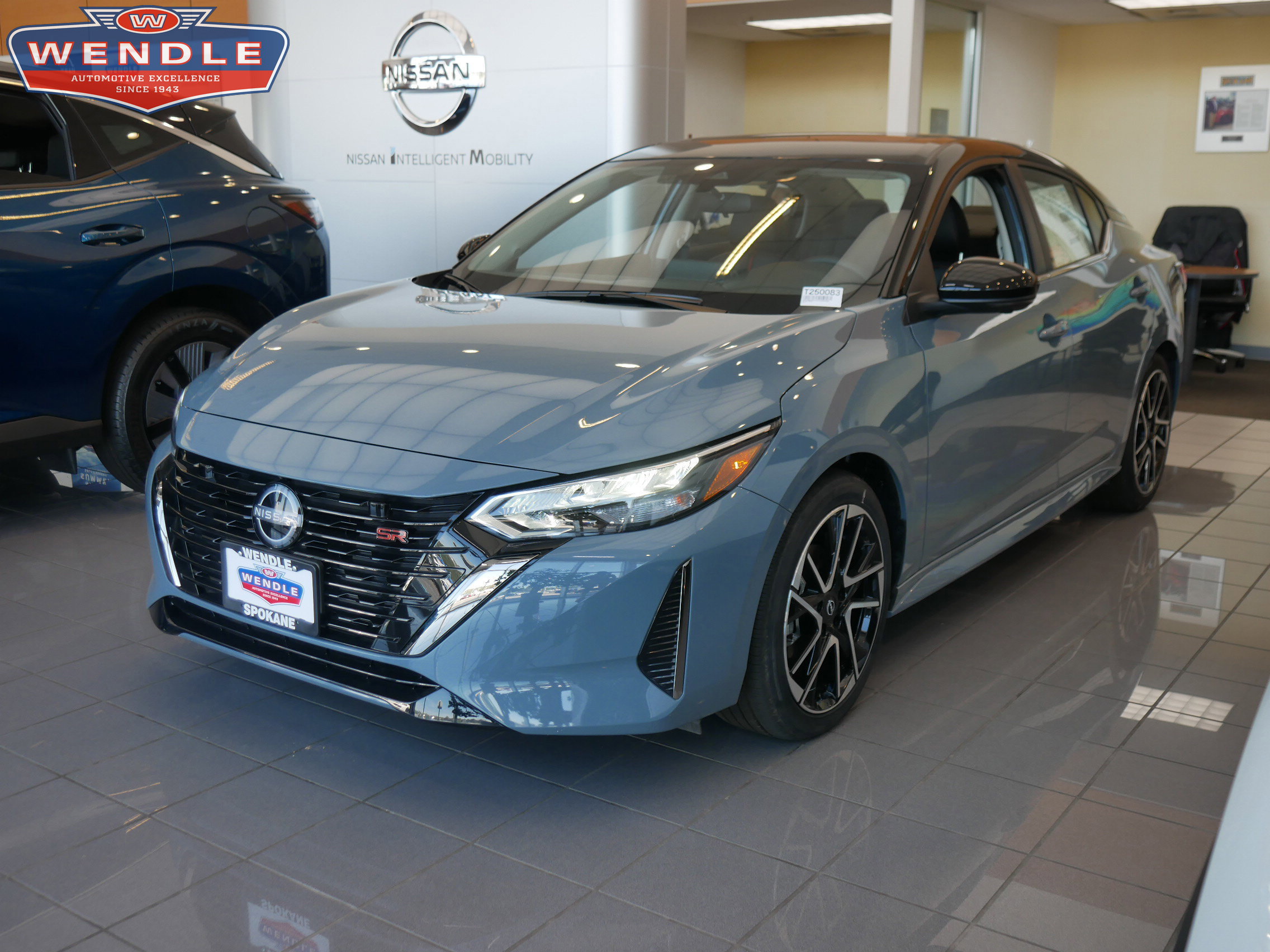 2025 Nissan Sentra SR, Atlantic Gray Metallic/Super Black for sale in Spokane, WA — photo 1 of 32