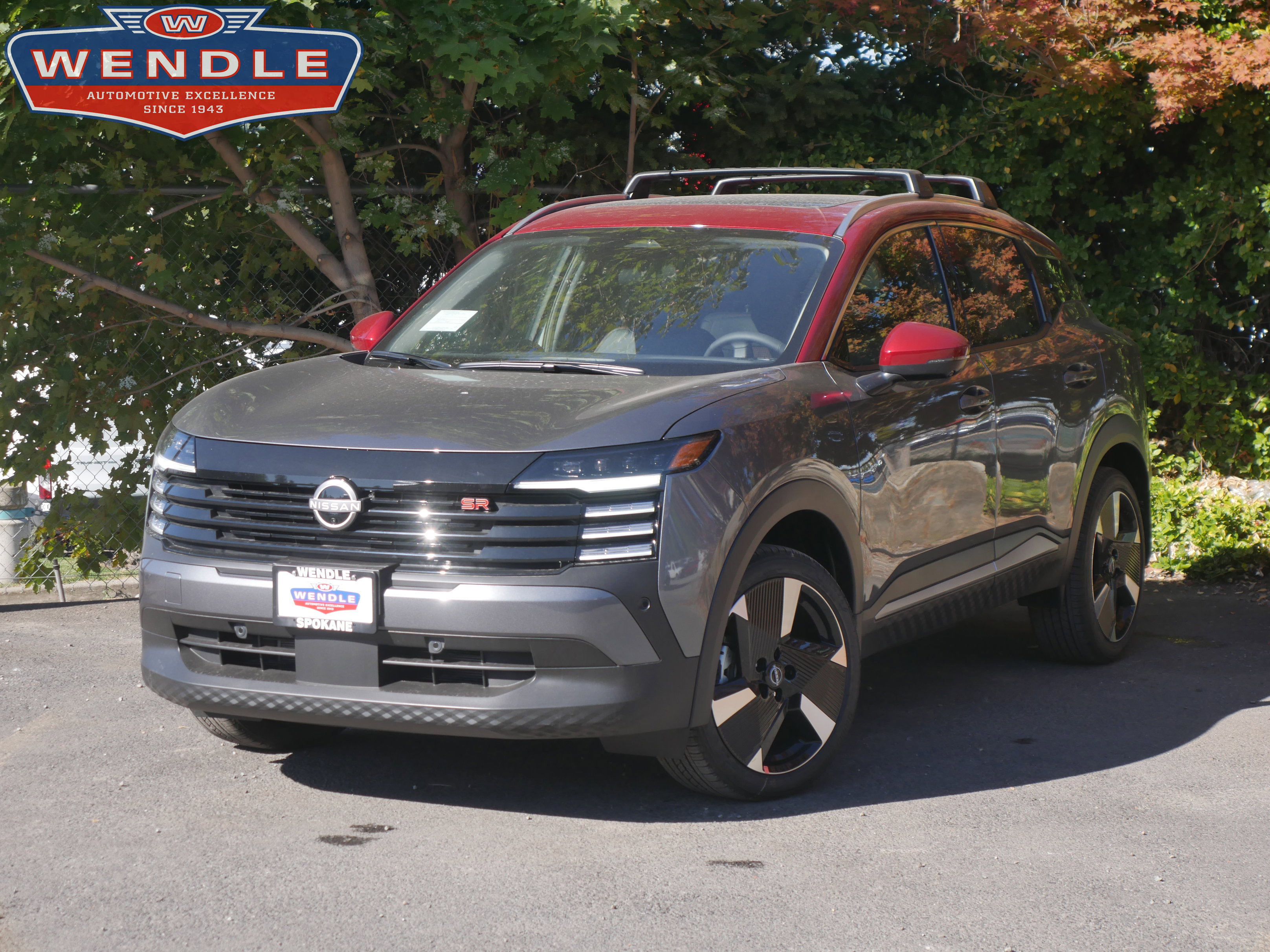 2026 Nissan Kicks SR, Gun Metallic/Scarlet Ember Tintcoat for sale in Spokane, WA — photo 1 of 34