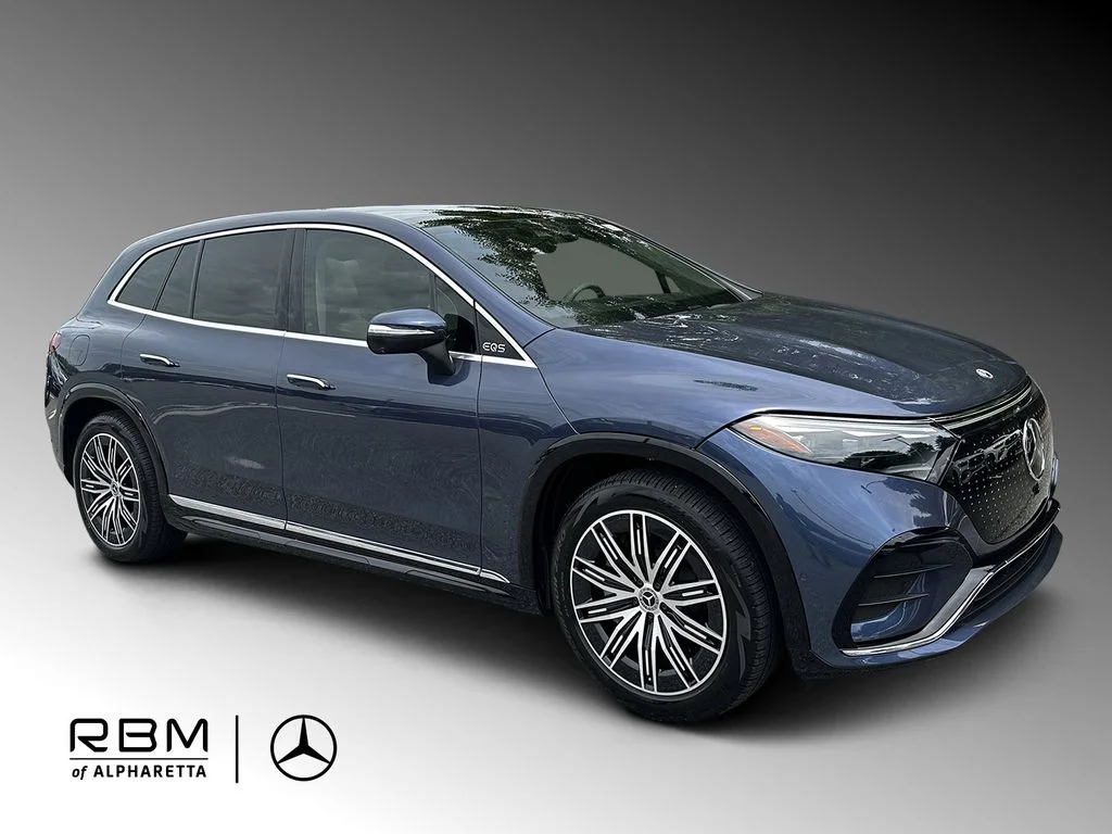 2023 Mercedes-Benz EQS Base, Twilight Blue Metallic for sale in Alpharetta, GA — photo 1 of 39