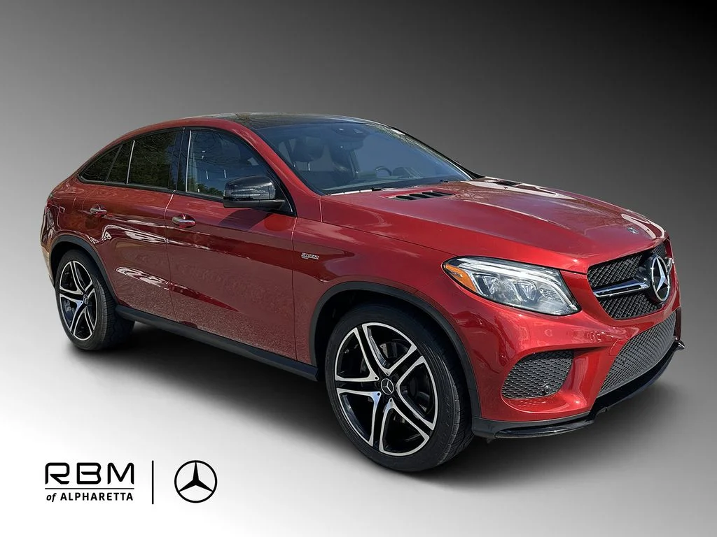 2018 Mercedes-Benz GLE GLE 43 AMG Coupe, designo Cardinal Red Metallic for sale in Alpharetta, GA — photo 1 of 38