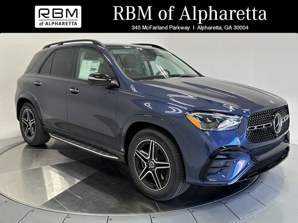 2026 Mercedes-Benz GLE 4MATIC®, Twilight Blue Metallic for sale in Alpharetta, GA — photo 1 of 38
