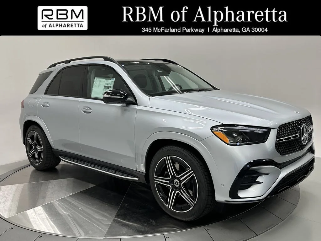 2026 Mercedes-Benz GLE GLE 450, Cirrus Silver Metallic for sale in Alpharetta, GA — photo 1 of 40
