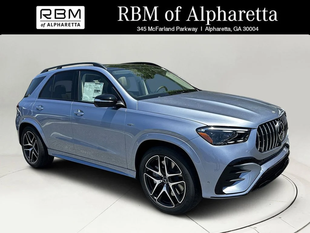 2026 Mercedes-Benz GLE GLE 53 AMG, MANUFAKTUR Cote d Azur Light Blue Metallic for sale in Alpharetta, GA — photo 1 of 38