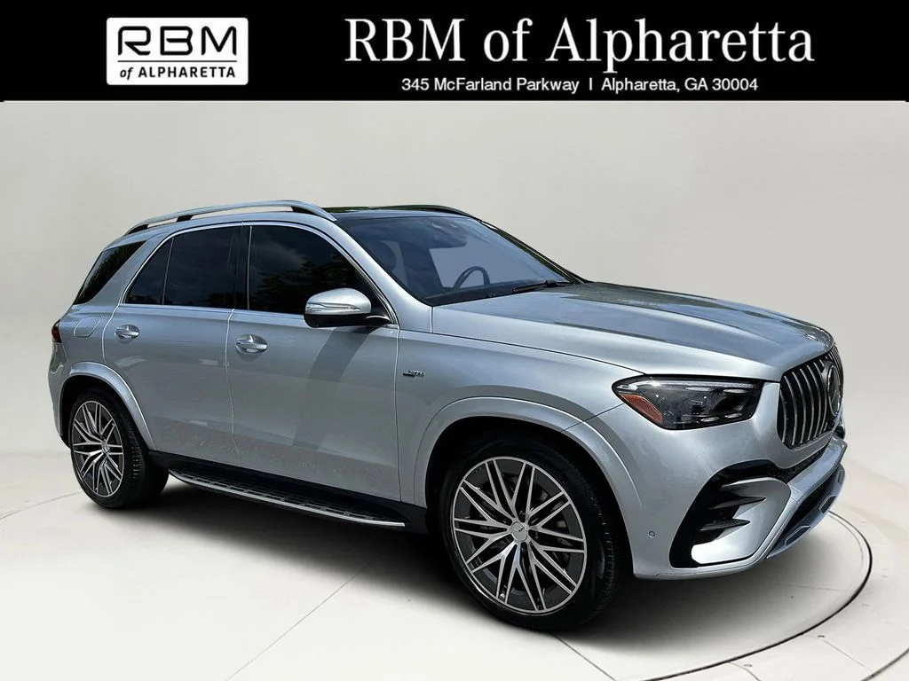 2024 Mercedes-Benz GLE GLE 53 AMG, Cirrus Silver Metallic for sale in Alpharetta, GA — photo 1 of 39