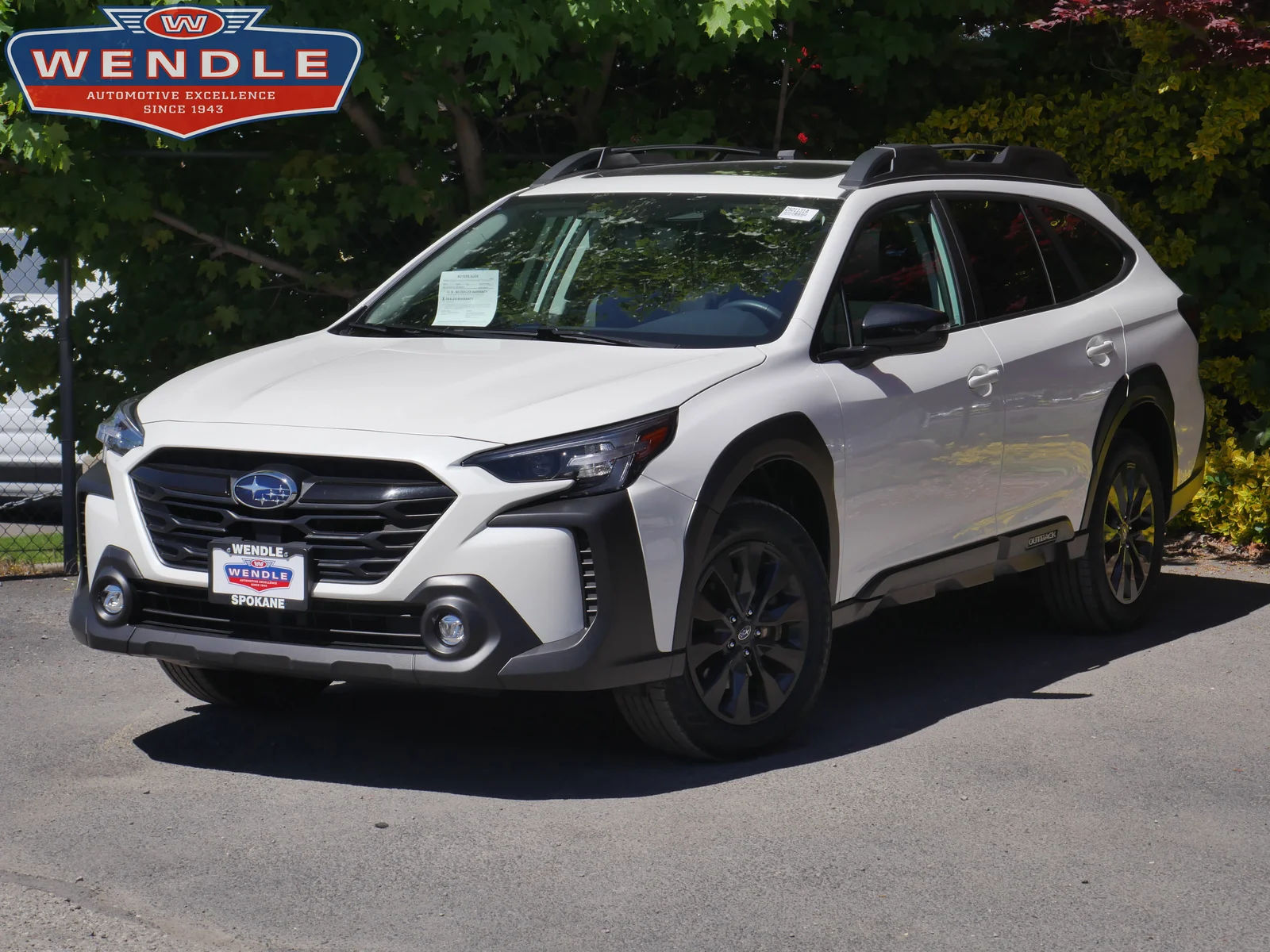 2023 Subaru Outback Onyx Edition, Crystal White Pearl for sale in Spokane, WA — photo 1 of 36