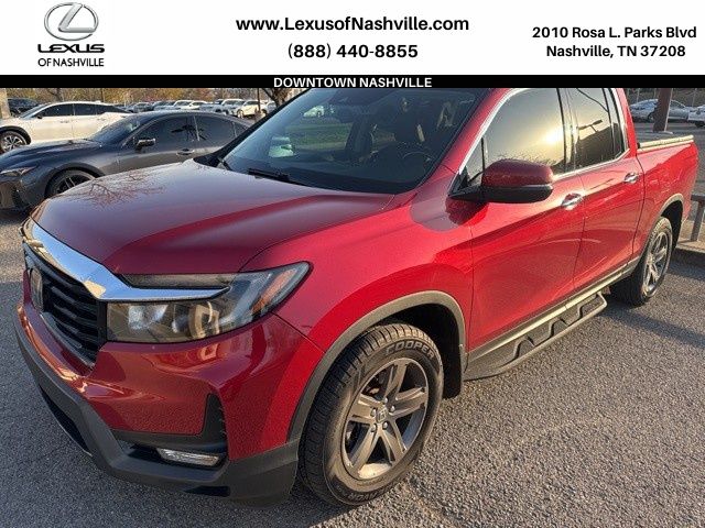 2021 Honda Ridgeline RTL-E, Red for sale in Nashville, TN — photo 1 of 10