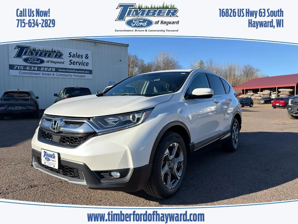 2017 HONDA CR-V EX-L/EX-L Navi, White Diamond Pearl for sale in Hayward, WI