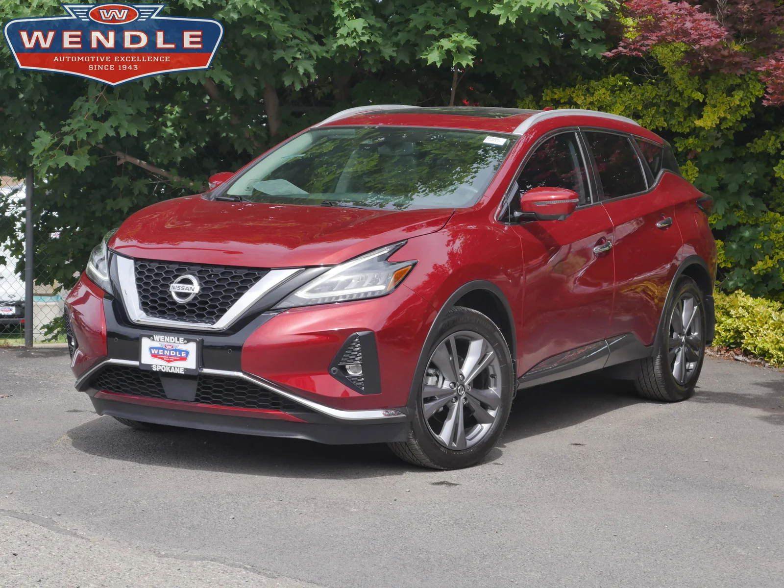 2022 Nissan Murano Platinum, Scarlet Ember Tintcoat for sale in Spokane, WA — photo 1 of 38