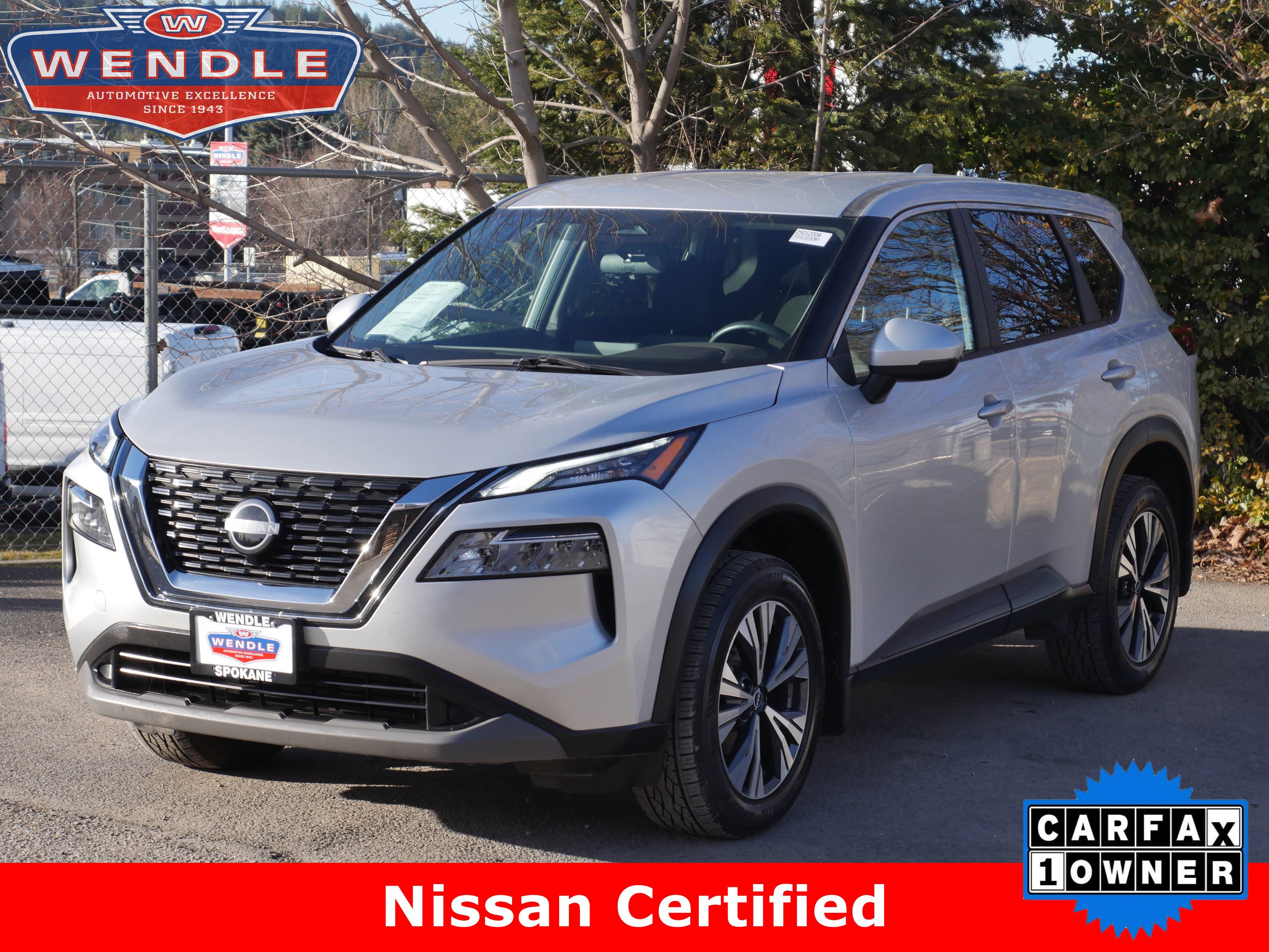 2022 Nissan Rogue SV, Brilliant Silver Metallic for sale in Spokane, WA — photo 1 of 31
