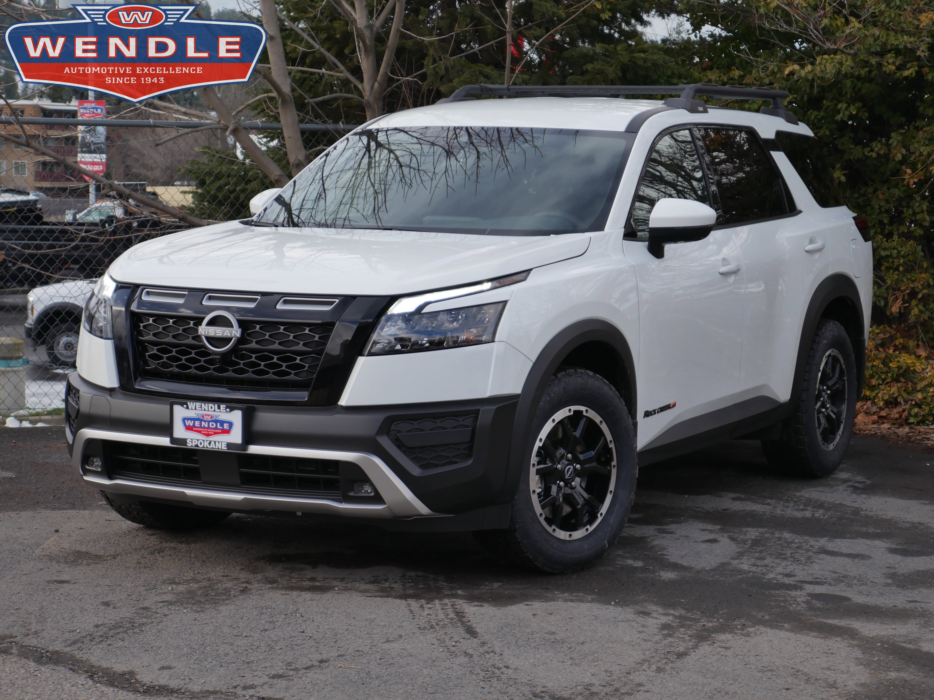 2025 Nissan Pathfinder Rock Creek, Glacier White for sale in Spokane, WA — photo 1 of 35