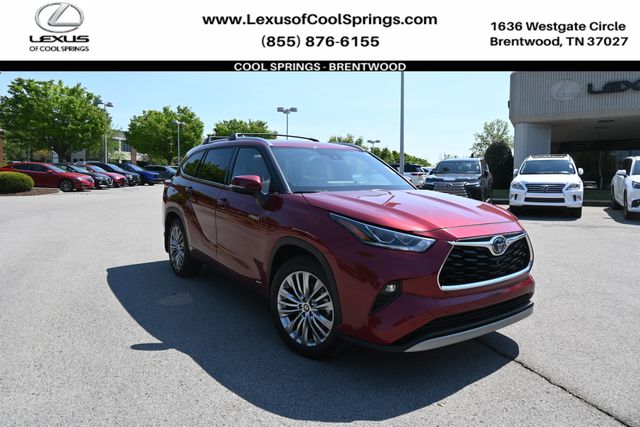 2021 Toyota Highlander Hybrid Platinum, Red for sale in Brentwood, TN — photo 1 of 38