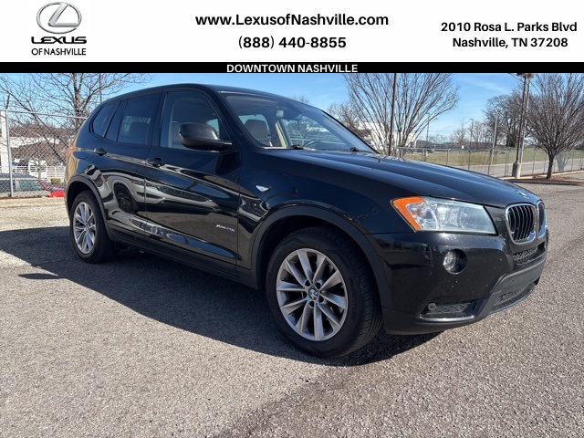 2013 BMW X3 xDrive28i, Black Sapphire Metallic for sale in Nashville, TN — photo 1 of 10
