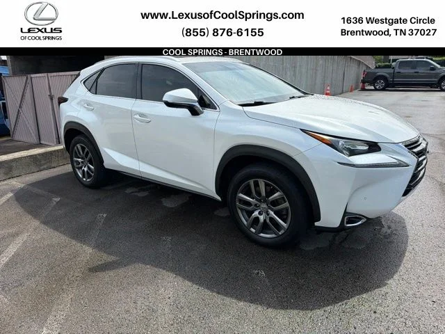 2015 Lexus NX 200t, White for sale in Brentwood, TN — photo 1 of 7