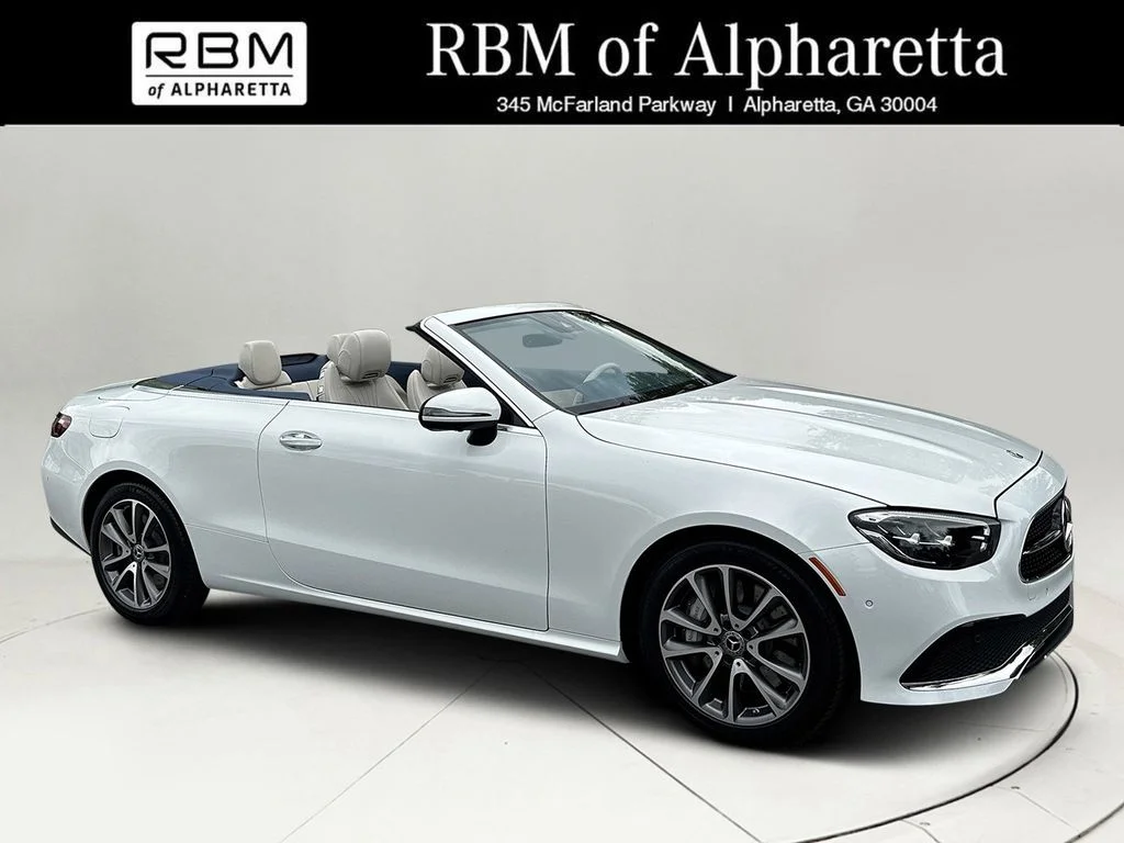2023 Mercedes-Benz E-Class E 450, White for sale in Alpharetta, GA — photo 1 of 36