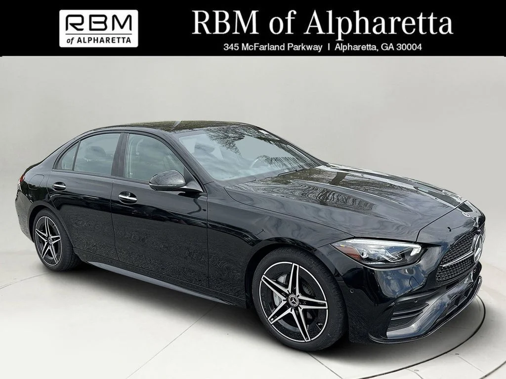 2024 Mercedes-Benz C-Class C 300, Black for sale in Alpharetta, GA — photo 1 of 39