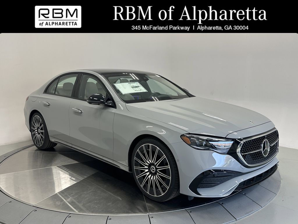 2026 Mercedes-Benz E-Class E 350, MANUFAKTUR Alpine Grey for sale in Alpharetta, GA — photo 1 of 40