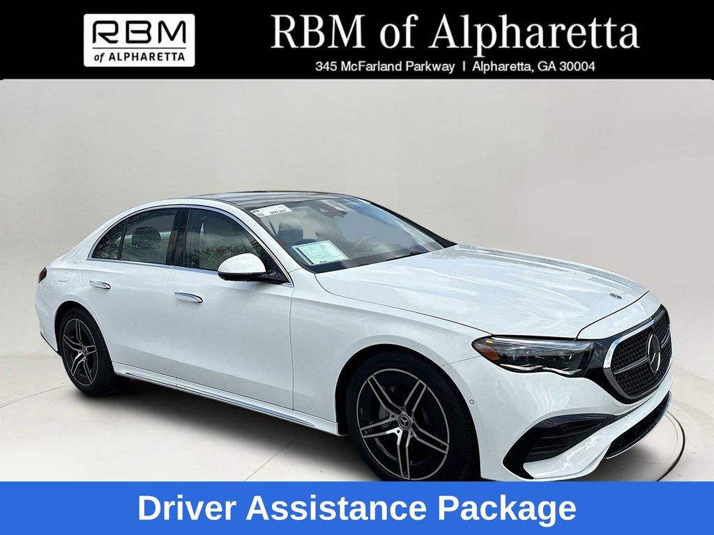 2025 Mercedes-Benz E-Class E 350, Polar White for sale in Alpharetta, GA — photo 1 of 40