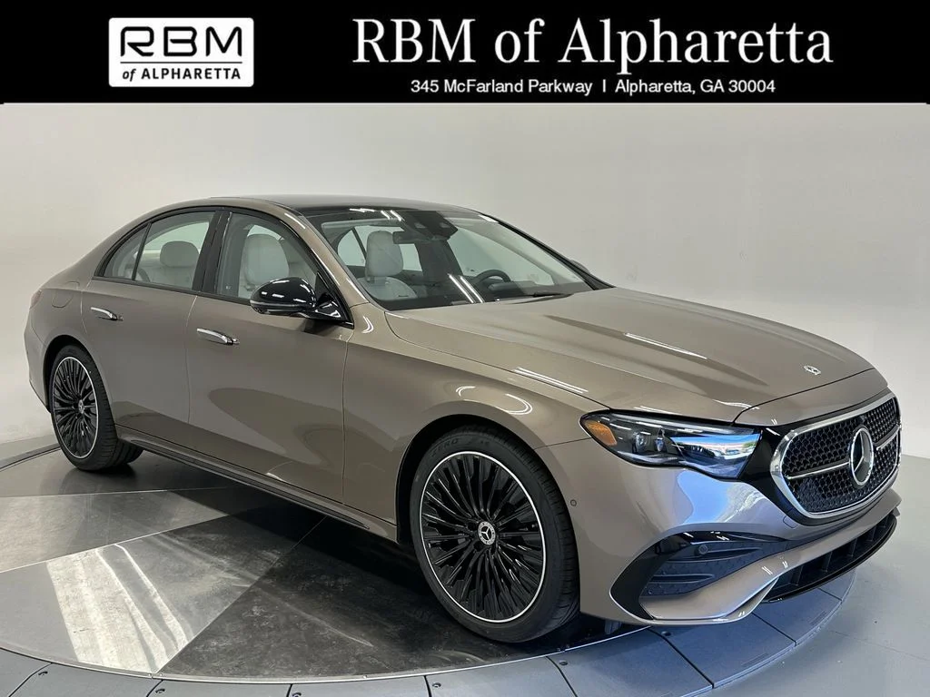 2026 Mercedes-Benz E-Class E 350, Sonoran Brown Metallic for sale in Alpharetta, GA — photo 1 of 40