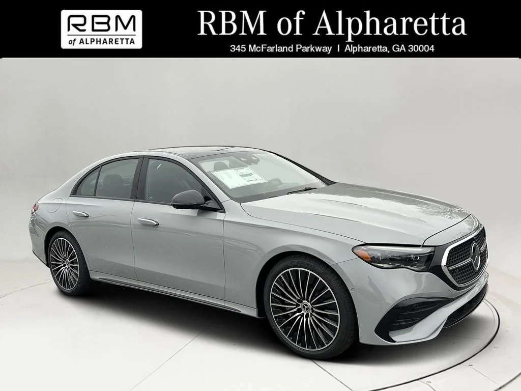 2026 Mercedes-Benz E-Class E 450, MANUFAKTUR Alpine Grey for sale in Alpharetta, GA — photo 1 of 39