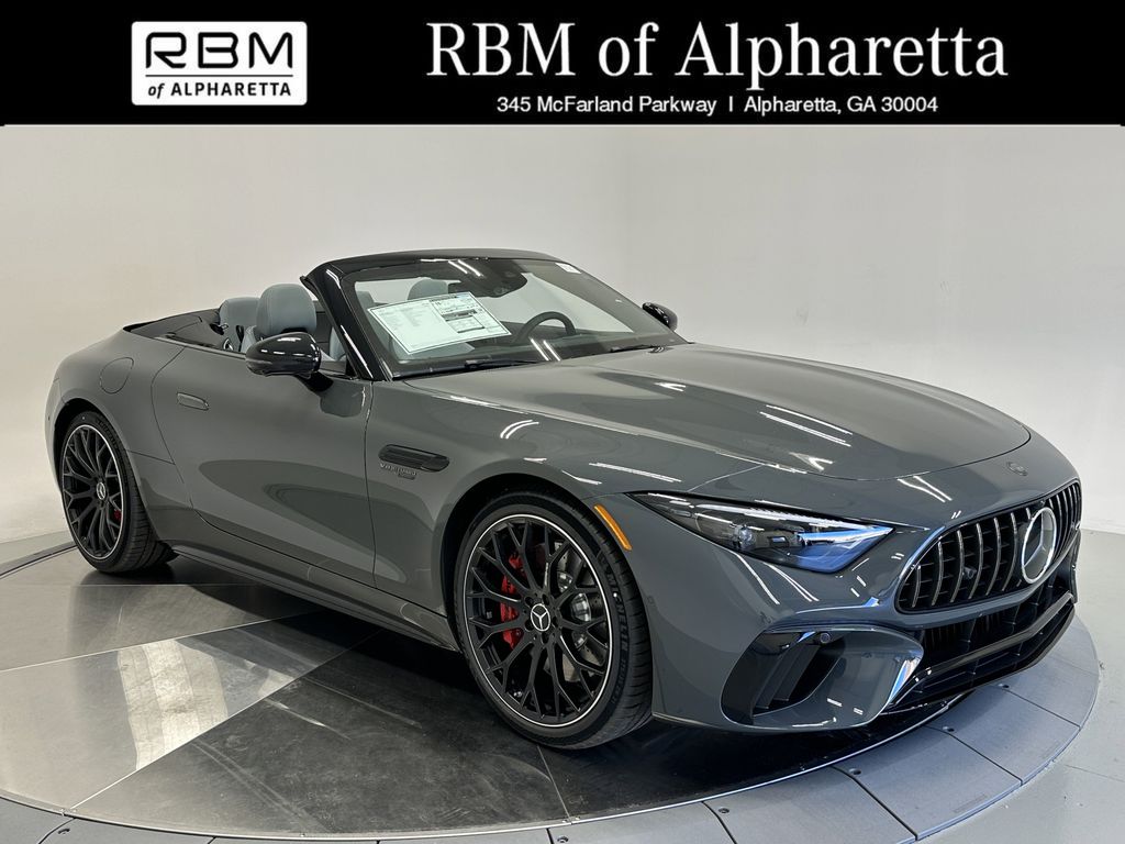 2026 Mercedes-Benz SL-Class SL 55 AMG, MANUFAKTUR Silicon Grey for sale in Alpharetta, GA — photo 1 of 35