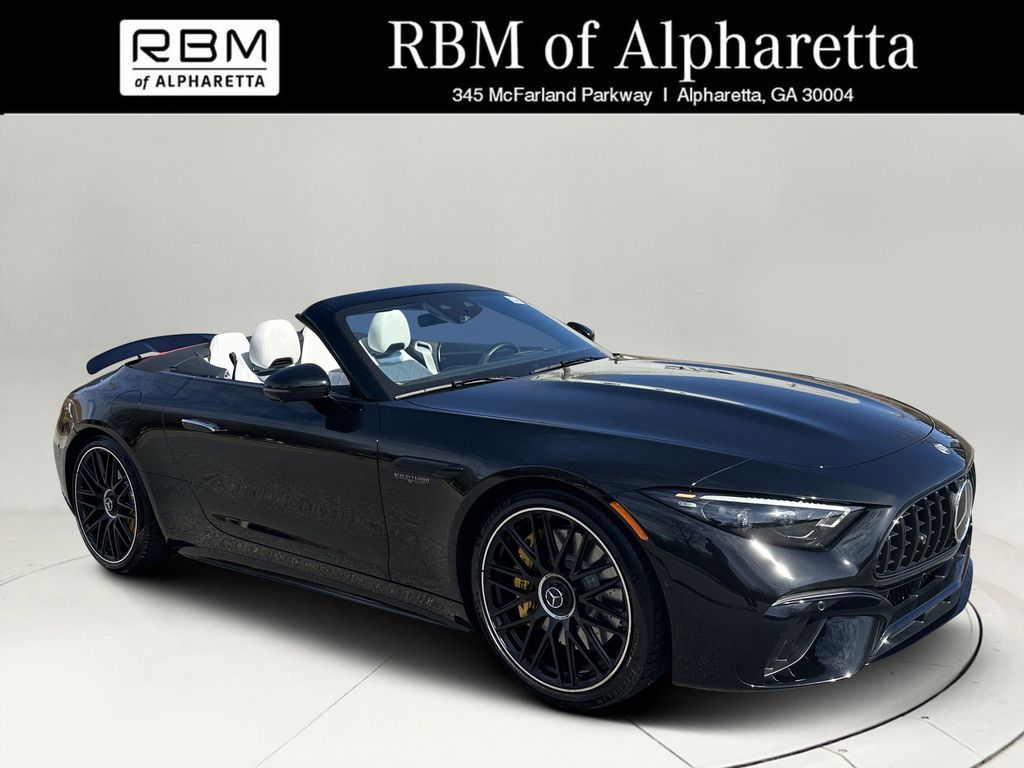 2023 Mercedes-Benz SL-Class SL 63 AMG, Obsidian Black Metallic for sale in Alpharetta, GA — photo 1 of 35