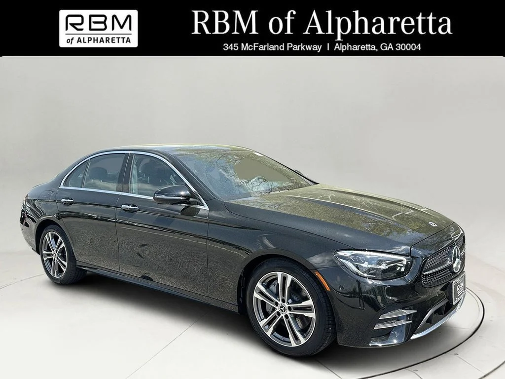 2022 Mercedes-Benz E-Class E 350, Black for sale in Alpharetta, GA — photo 1 of 39