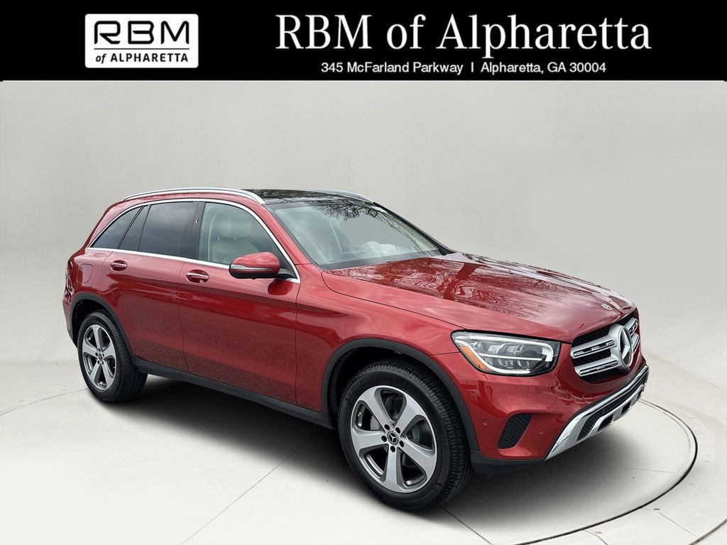 2022 Mercedes-Benz GLC GLC 300, MANUFAKTUR Cardinal Red Metallic for sale in Alpharetta, GA — photo 1 of 37