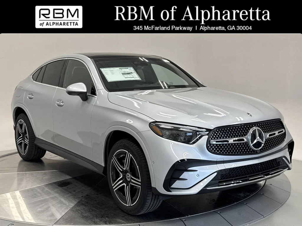 2026 Mercedes-Benz GLC GLC 300 Coupe, Cirrus Silver Metallic for sale in Alpharetta, GA — photo 1 of 34
