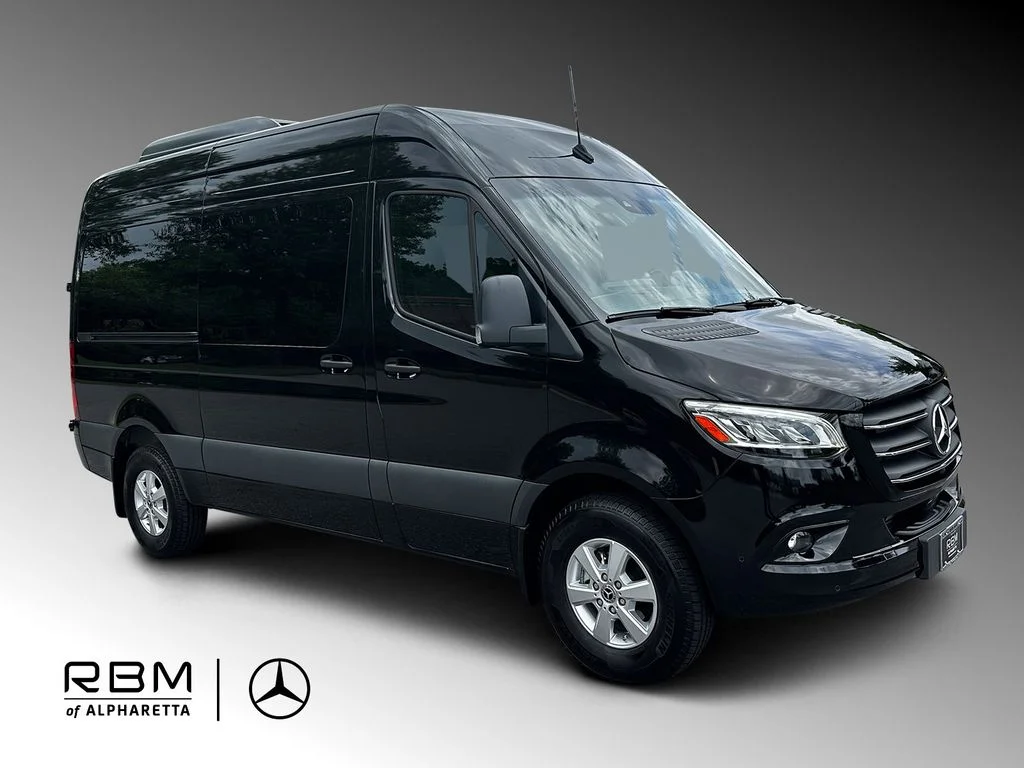 2024 Mercedes-Benz Sprinter 2500 Passenger 144 WB, Black for sale in Alpharetta, GA — photo 1 of 31