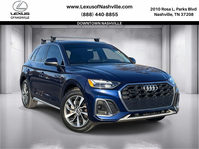 2022 Audi Q5 quattro, Blue Metallic for sale in Nashville, TN — photo 1 of 46