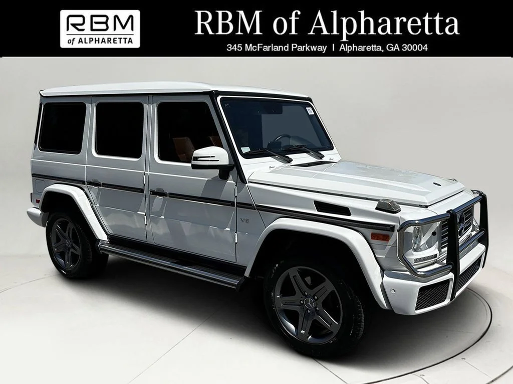 2017 Mercedes-Benz G-Class G 550, White for sale in Alpharetta, GA — photo 1 of 38