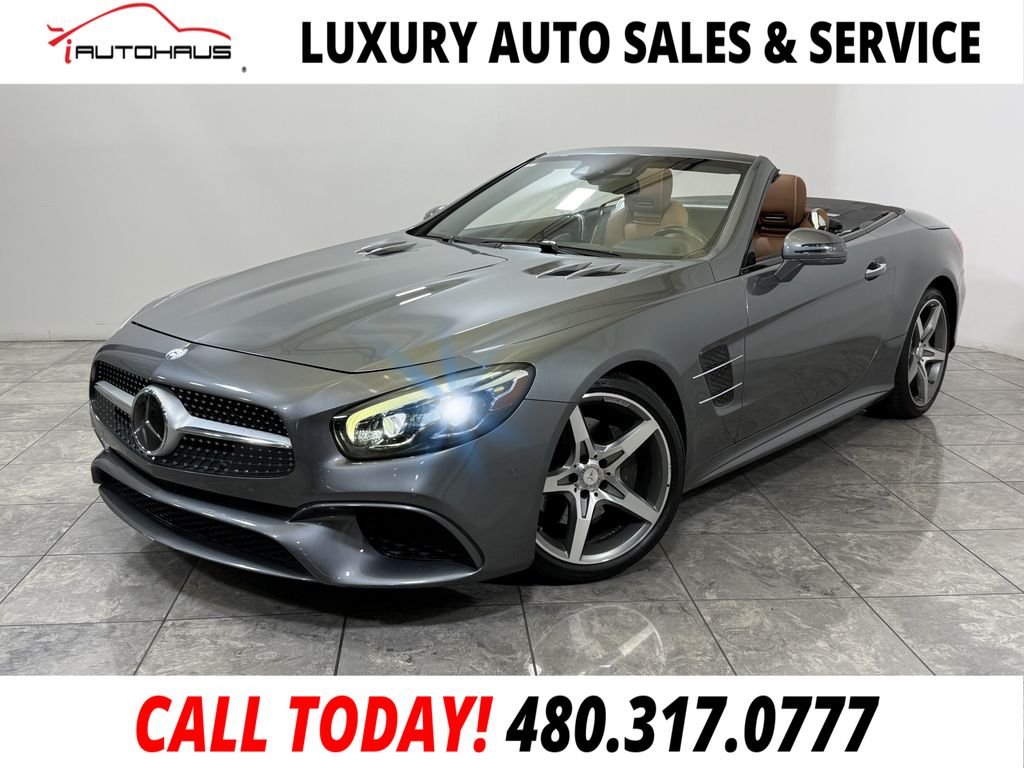 2017 Mercedes-Benz SL-Class SL 550, Gray for sale in Tempe, AZ — photo 1 of 52